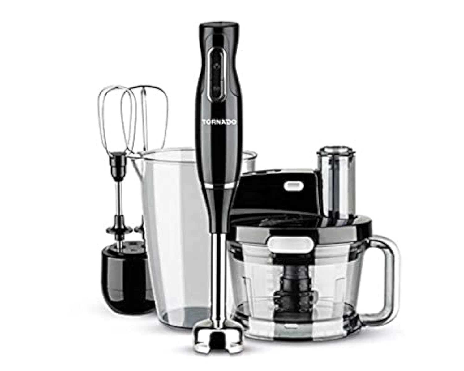 51kR7Dtg6-L.jpg خلاط يدوي 1000 وات من تورنيدو، محضر طعام، أسود، THB-1000MK - الصورة 1