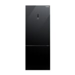 ثلاجة فريش 530 لتر - فريزر سفلى زجاج اسود / FNB-M640 YQGB - Image 2