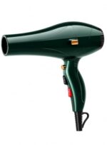⁦SK-2226 Professional Hair Dryer, 3000W, 3 Styling Attachments, 2 Speeds & 2 Heat Settings, Hot & Cold Air, Fast Drying, Ergonomic Handle, Ideal for Home & Salon Use – Green. | أصلي بضمان الطحاوي⁩ - الصورة ⁦2⁩